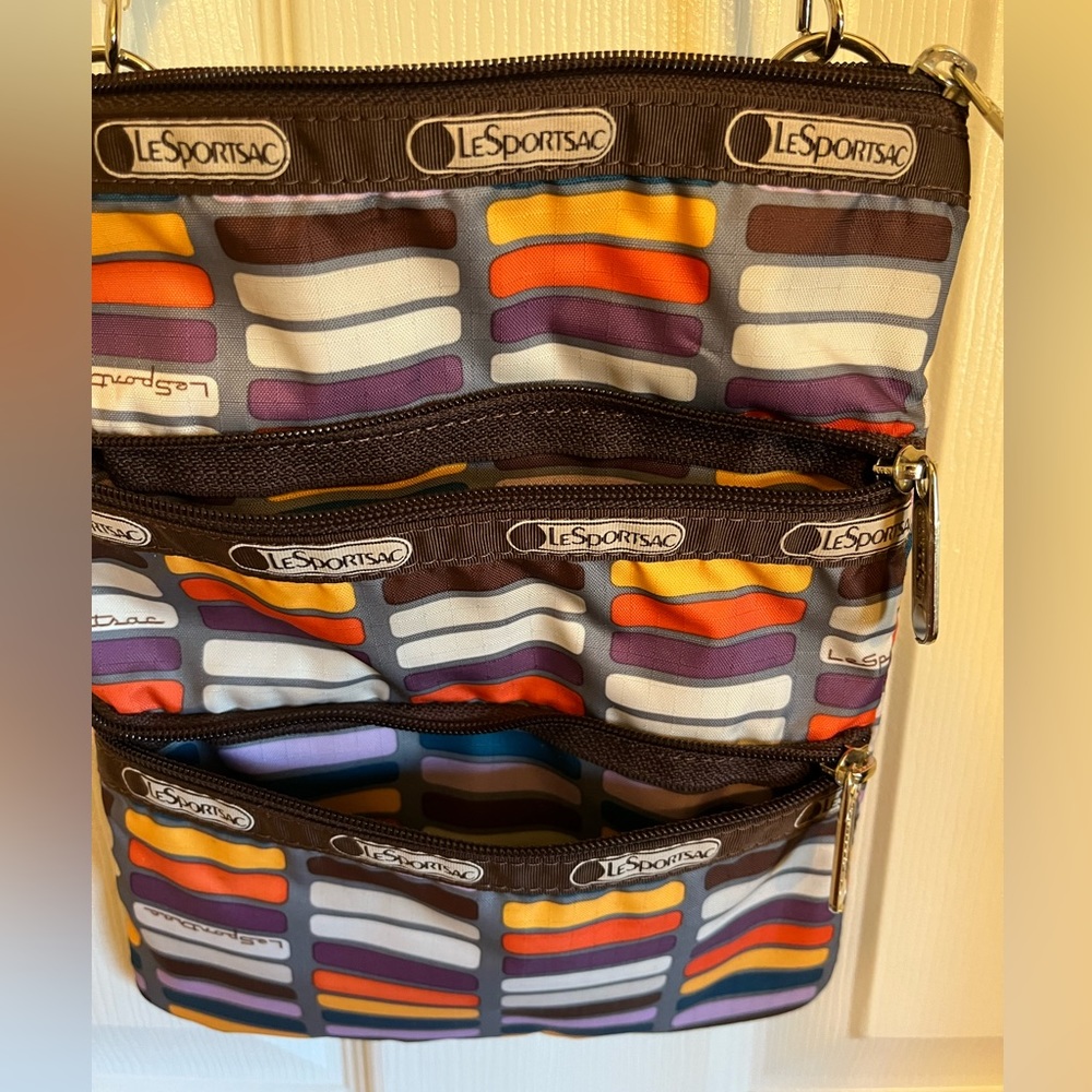 LeSportsac 3-zipper Small Crossbody - nearly new